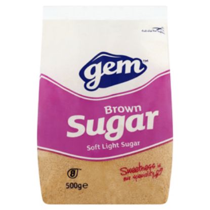 Picture of Gem Soft Light Brown Sugar 500g x10